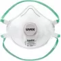Ademhalingsmasker UVEX silv-Air classic 2310 planet FFP2 — wegwerp halfmasker, 15 stuks