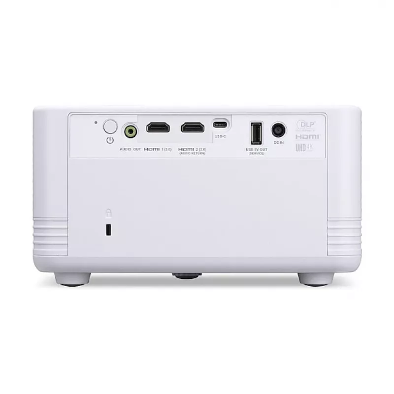 Acer PD1810ic DLP-projector, UHD 4K (3840x2160), 1000 ANSI-lumen, RGB-LED-lichtbron, wit