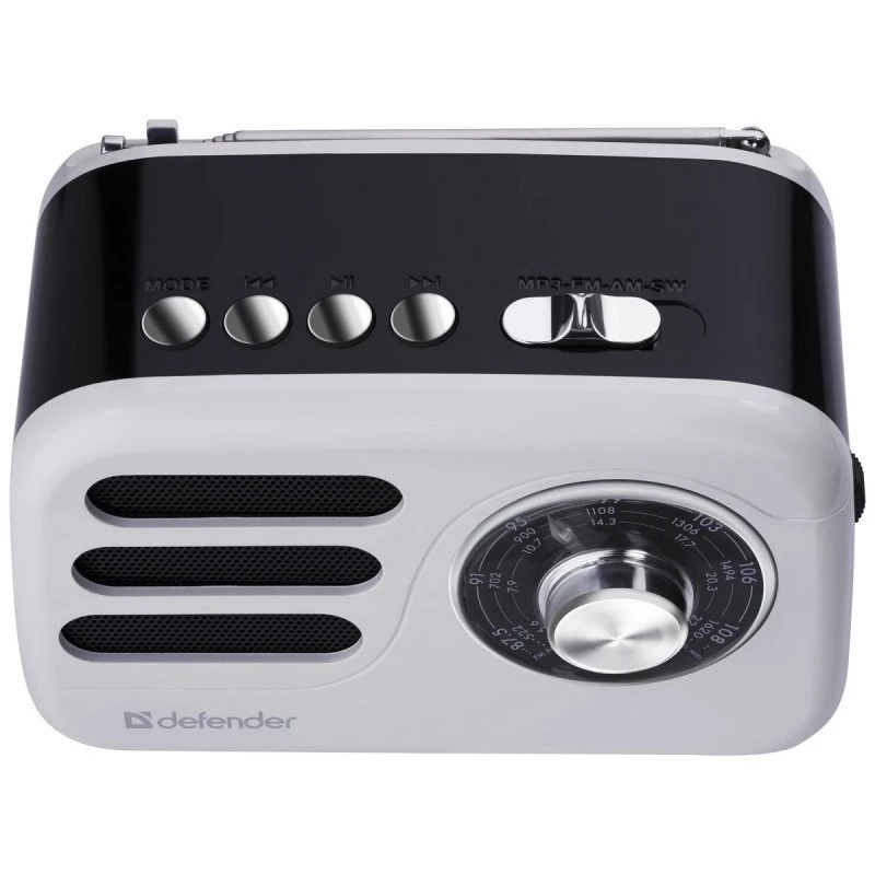 Draagbare luidspreker DEFENDER SIGNAL met FM/MP3/SD/USB en Bluetooth (5W, antenne)