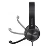 Bekabelde koptelefoon met microfoon DEFENDER tune 150 – zwart, bekabelde stereo-headset