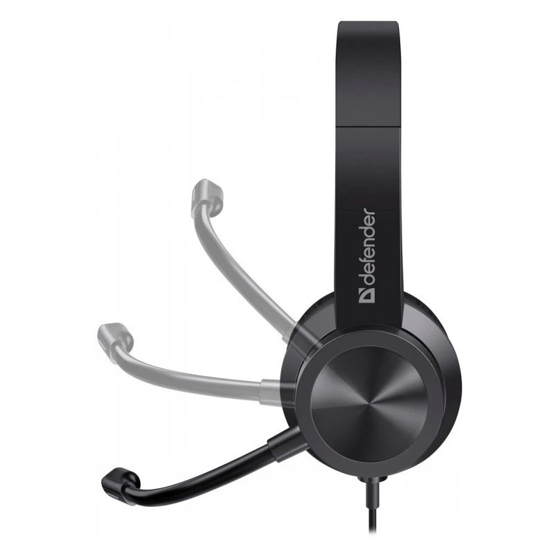 Bekabelde koptelefoon met microfoon DEFENDER tune 150 – zwart, bekabelde stereo-headset