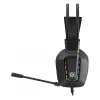 Bekabelde USB-gaming-headset DEFENDER GOTHIC RGB met microfoon, zwart
