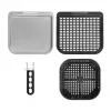 Heteluchtfriteuse GreenBlue GB950 1800W, 10 l inhoud, 8 programma's, touchbediening, timer, zwart