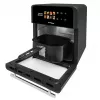 Heteluchtfriteuse GreenBlue GB950 1800W, 10 l inhoud, 8 programma's, touchbediening, timer, zwart