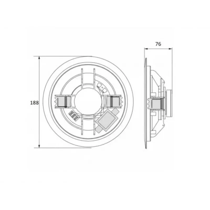 Plafondluidspreker CS 606