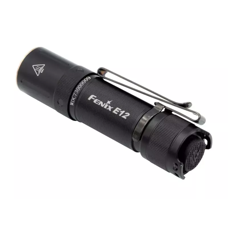 Zaklamp Fenix E12 V2.0 zwart LED aluminium IP68 50000h