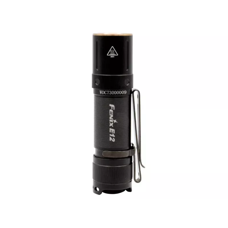 Zaklamp Fenix E12 V2.0 zwart LED aluminium IP68 50000h