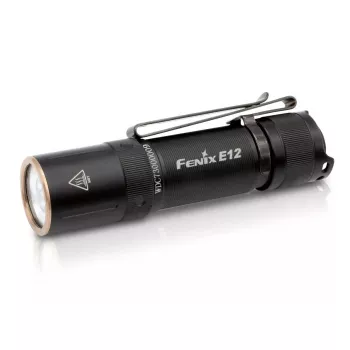 Zaklamp Fenix E12 V2.0 zwart LED aluminium IP68 50000h