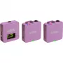 Draadloze lavaliermicrofoon Rode Wireless Go III lila 2,4 GHz compact ontwerp