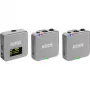 Draadloze microfoon Rode Wireless GO III grijs — compact ontwerp, ingebouwde accu