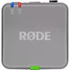 Draadloze microfoon Rode Wireless GO III grijs — compact ontwerp, ingebouwde accu