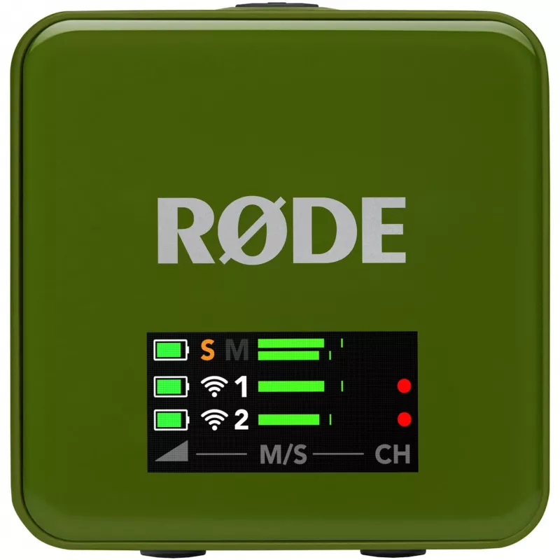 Microfoon Rode Wireless Go III donkergroen