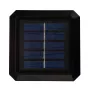 Solar LED-paallamp GreenBlue GB128 WW, 3200K neutraalwit, kap, 100x100mm, zwart