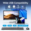 Muis USB optisch zwart/ktabg Vention