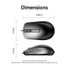 Muis USB optisch zwart/ktabg Vention