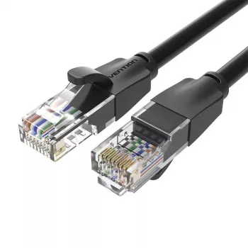 Netwerkkabel UTP CAT6 Vention IBEBG RJ45 Ethernet 1000Mbps 1,5m zwart
