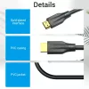 HDMI-kabel 8K/1M zwart Aanbf Vention