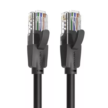 Netwerkkabel UTP CAT6 Vention IBEBK RJ45 Ethernet 1000Mbps 8m (zwart)