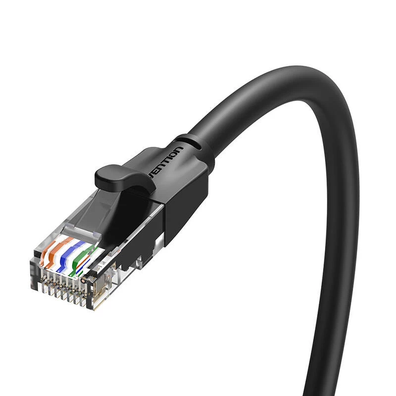 Netwerkkabel UTP CAT6 Vention IBEBK RJ45 Ethernet 1000Mbps 8m (zwart)