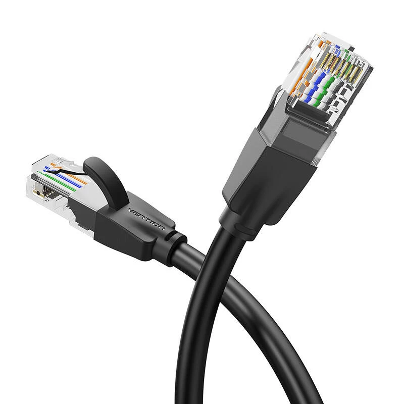 Netwerkkabel UTP CAT6 Vention IBEBK RJ45 Ethernet 1000Mbps 8m (zwart)