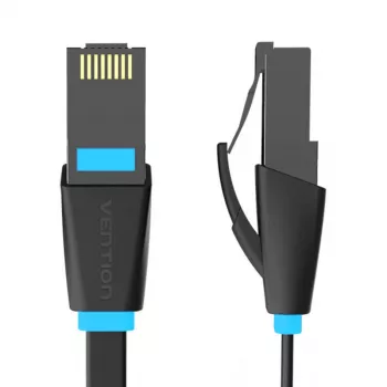 Platte netwerkkabel UTP CAT6 Vention IBJBI RJ45 Ethernet 1000Mbit/s 3m zwart