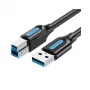 Kabel USB2.0 Male to MALE/2M zwart Coqbh Vention