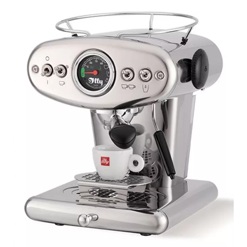 illy X1 Anniversary machine voor gemalen koffie en E.S.E.-pads (roestvrij staal)