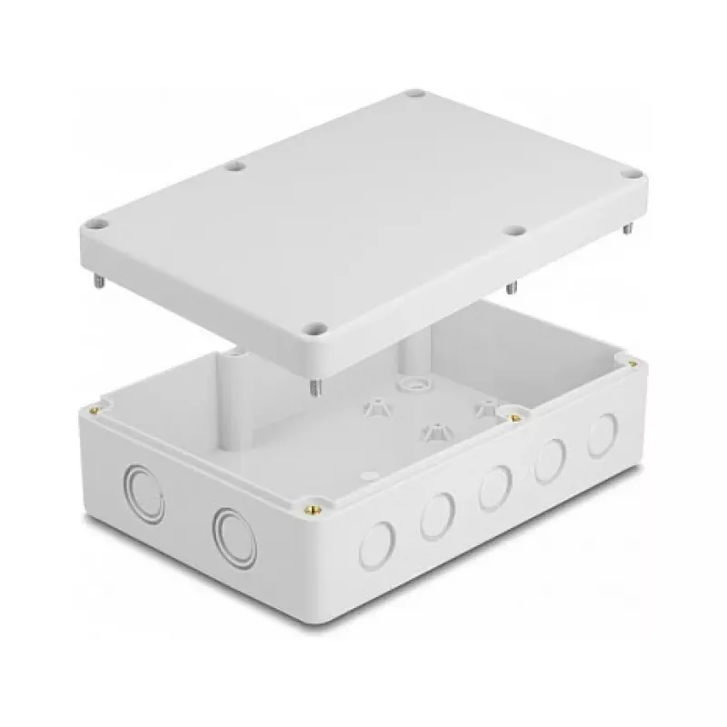 DeLOCK installatiebehuizing 180x125x57mm grijs ABS voor buiten