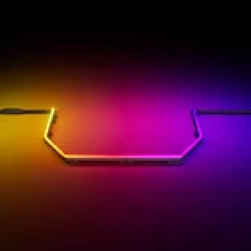 LED-strip HYTE Noodle LN70 ARGB 70 cm, zwart