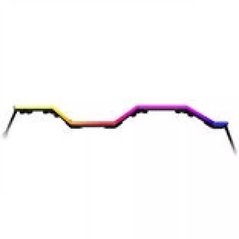 LED-strip HYTE Noodle LN70 ARGB 70 cm, zwart