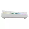 Mechanisch compact draadloos toetsenbord Cherry XTRFY K33 75% QWERTZ Duits wit USB + RF + Bluetooth RGB