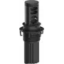 Stekkerdoos Bachmann ELEVATOR2 BM0020498 met 1x CEE7/3 en 2x Euro-stopcontacten, RAL9005, 2,0 m kabel