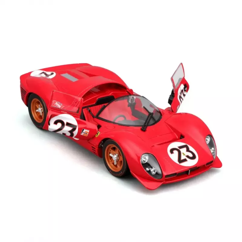 Supercar-model Bburago Ferrari 330 P4 Daytona, voorgemonteerd op schaal 1:24