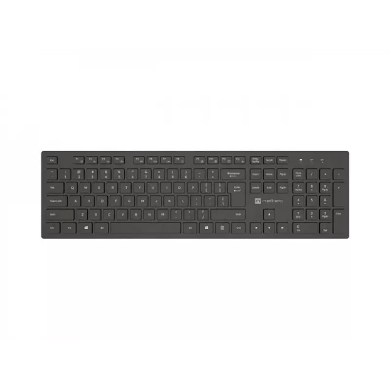 Toetsenbord NATEC HERRING draadloos 2.4 GHz slank US-layout