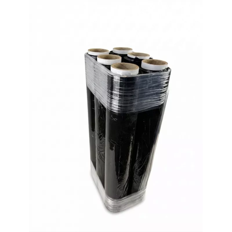 Stretchfolie zwart 23mic 1,5kg x 6 BOX