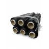 Stretchfolie zwart 23mic 3,0kg x 6 BOX