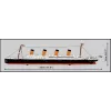 Bouwpakket Cobi R.M.S. Titanic modelbouwpakket, 848 onderdelen, verzamelbaar scheepsmodel