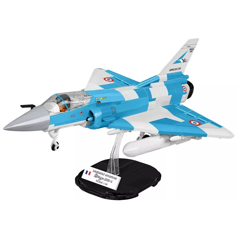 Cobi Mirage 2000-5F Brick Model Kit, Armed Forces Series, 495 onderdelen, schaal 1:48