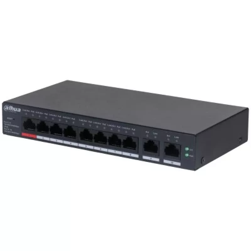 Switch DAHUA CS4010-8GT-110 PoE 10-poorts, 8 PoE-poorten