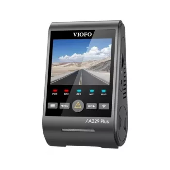 Dashcam VIOFO A229 PLUS 1CH-G GPS — 1-kanaals, 2560×1440, GPS, Wi-Fi, 2,4 inch display, MicroSD tot 512GB