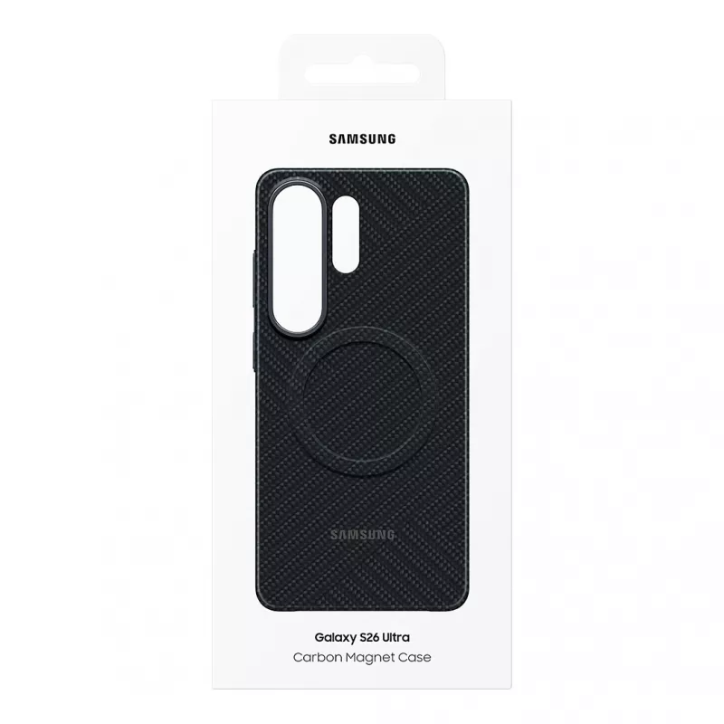 SAMSUNG Carbon Magnet-hoes voor Galaxy S26 Ultra zwart (EF-KS948SNEGWW)