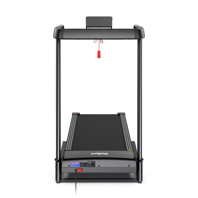 Opvouwbare elektrische loopband Rebel RBA-1018 – compacte loopband voor thuis, 12 km/h, 15 programma's, max. gebruikersgewicht 120 kg, LCD-display