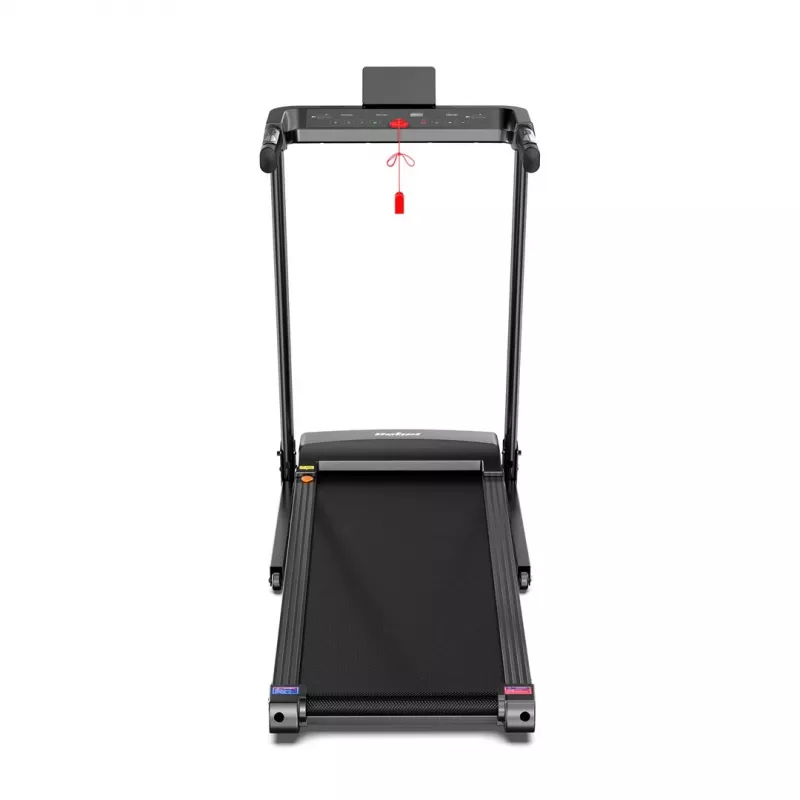 Opvouwbare elektrische loopband Rebel RBA-1018 – compacte loopband voor thuis, 12 km/h, 15 programma's, max. gebruikersgewicht 120 kg, LCD-display