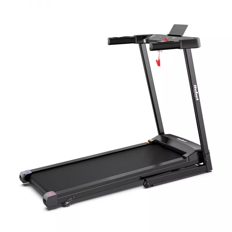 Opvouwbare elektrische loopband Rebel RBA-1018 – compacte loopband voor thuis, 12 km/h, 15 programma's, max. gebruikersgewicht 120 kg, LCD-display