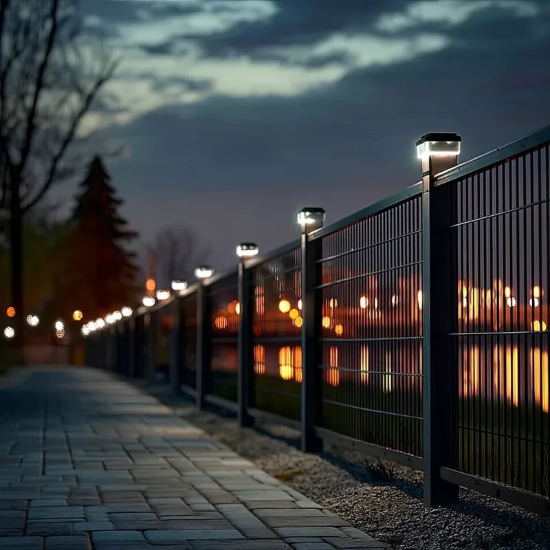GreenBlue Solar LED-paaltjeslamp, 60x40mm, envelopvormige lampenkap, 3200K, GB125 WW