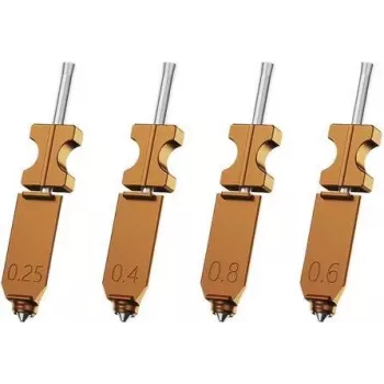 Nozzle-montageset Flashforge AD5X voor 3D-printers — 0,25–0,8 mm nozzles