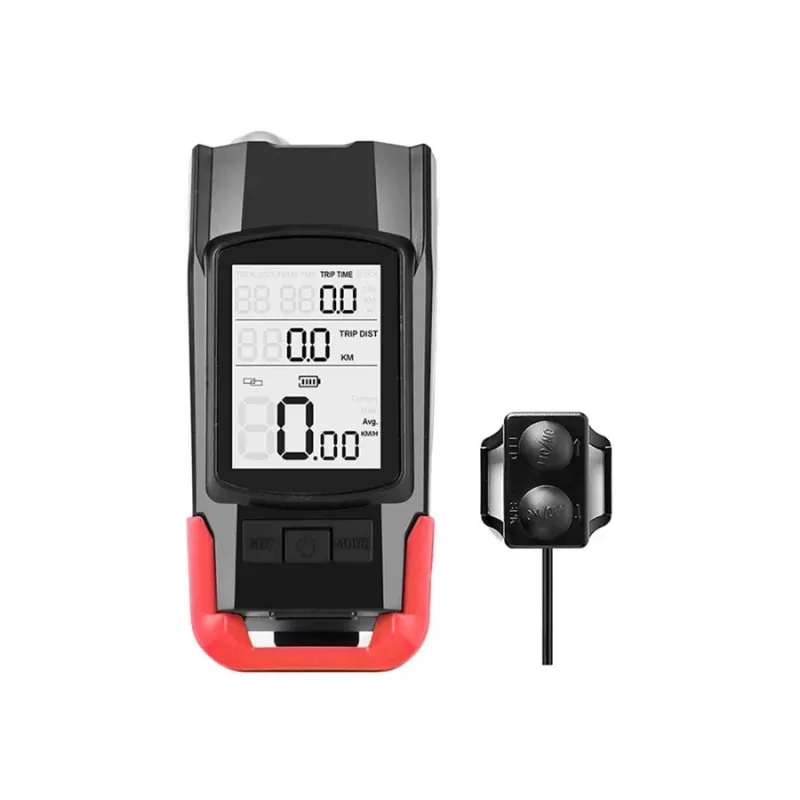 Extralink fietslichtset met fietscomputer + achterlicht