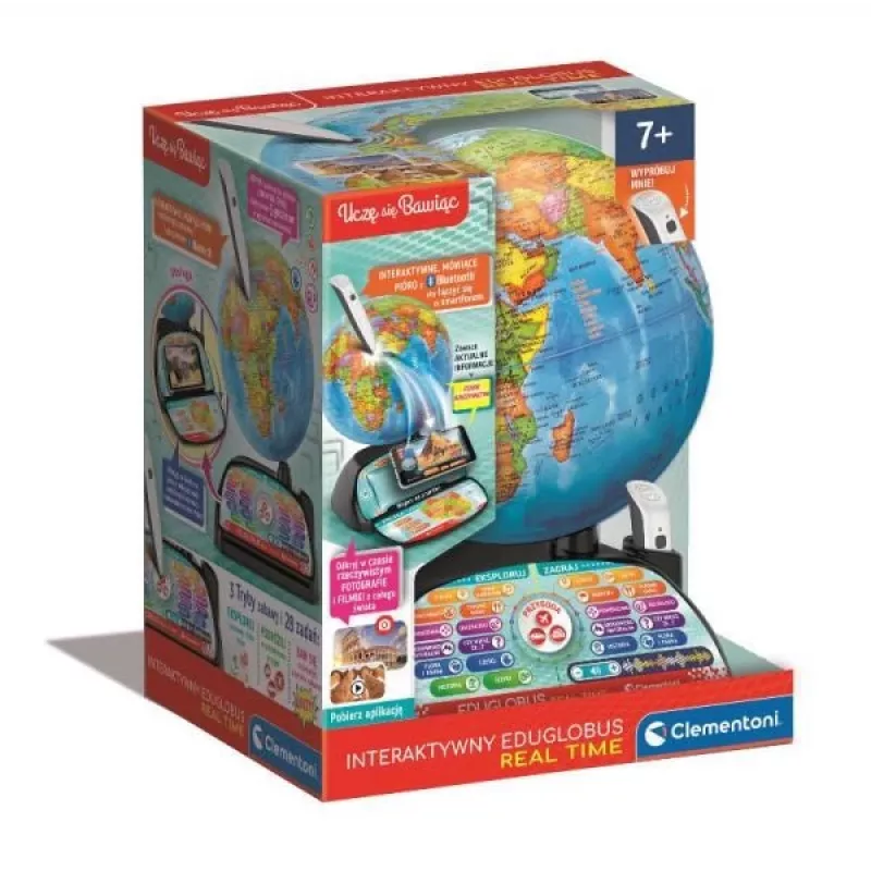 Clementoni interactieve Eduglobus Exploreglobe 50848