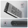 Externe behuizing AXAGON EEM2-20GD USB-C 20 Gbps voor twee M.2 NVMe SSD's met hardwarematig klonen