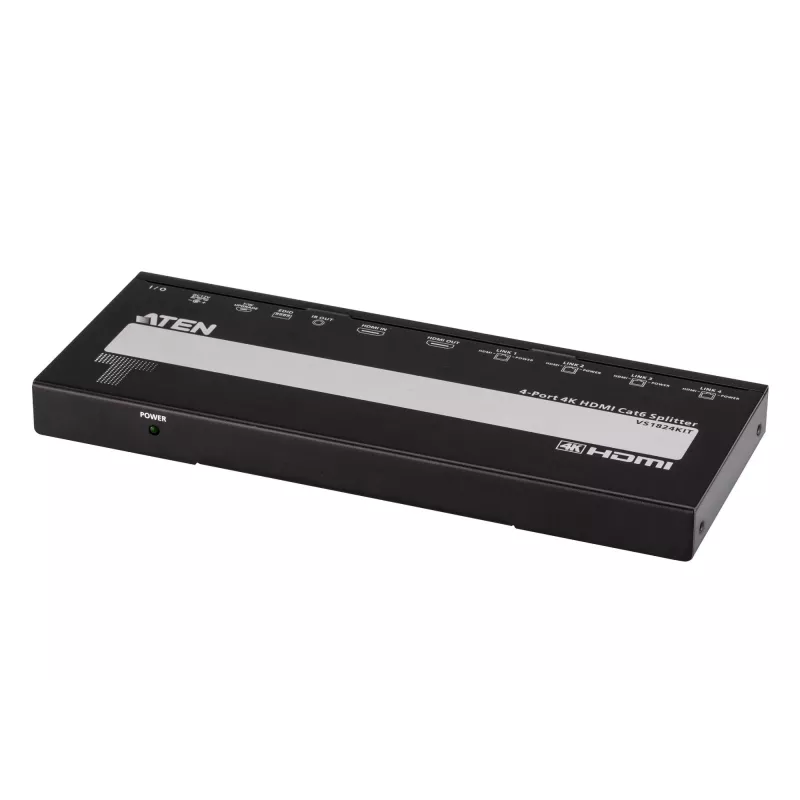 ATEN VS1824KIT 4-poorts 4K HDMI Cat 6 splitterkit met 4 ontvangers
